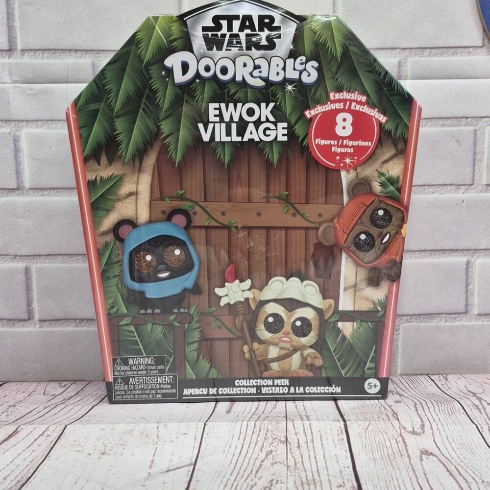 NIB Disney Doorables Star Wars Ewok Village Collection Peek~8 Exclusive Figures